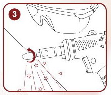 GP系列-槍型式研磨機火花圖3 آلة الطحن من النوع المسدس من سلسلة GP سبارك الشكل 3