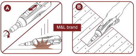 الشرر عند استخدامه من قبل المشغلين الشكل 4